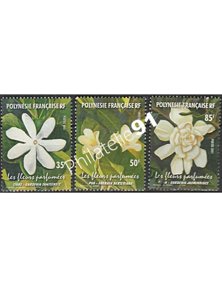 POLYNESIE n°  652 à 654 - collection timbres Dom-Tom