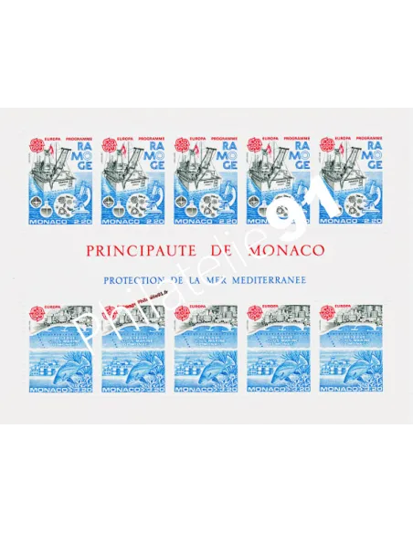 Timbres de MONACO - BF n° 34 - EUROPA - Protection de la nature & environnement