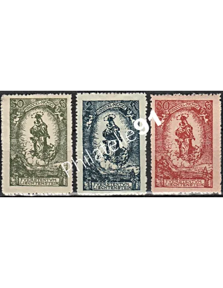 LIECHTENSTEIN n° 40 et 42 - Collection timbres Europe