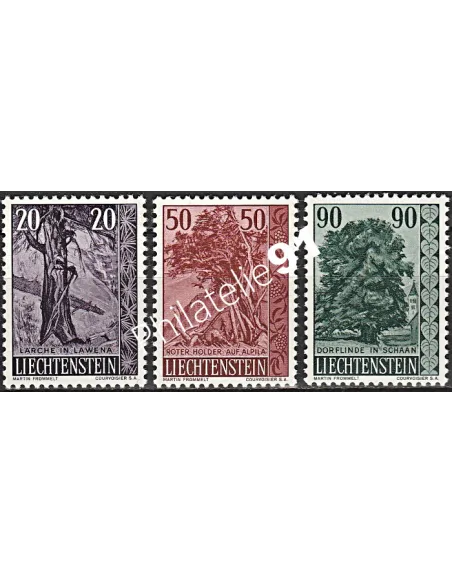 LIECHTENSTEIN n° 339 à 341 - Collection timbres Europe