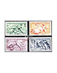 Timbres de France n° 859 à 862 - Série des saisons