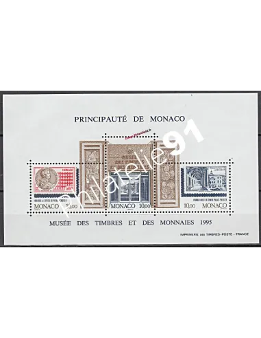 Timbres de MONACO - BF n° 69 - Musée des timbres et des monnaies (I)