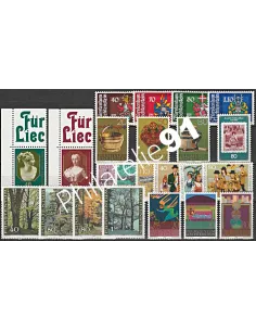 Liechtenstein, Année complète neuve 1980, Collection timbres Europe