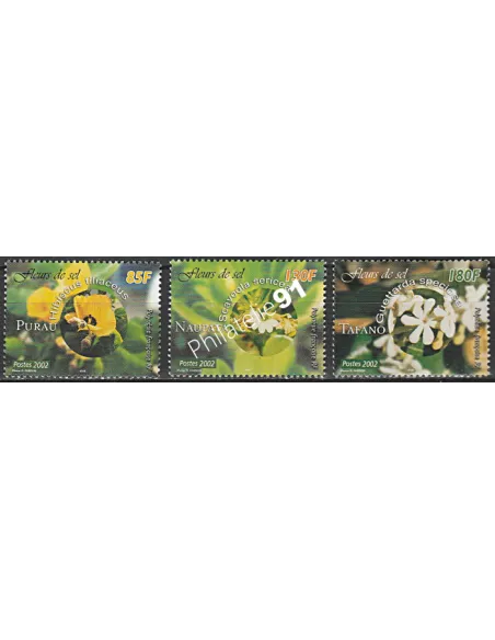 POLYNESIE n°  677 à 679 - collection timbres Dom-Tom
