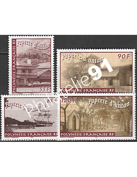 POLYNESIE n°  685 à 688 - collection timbres Dom-Tom