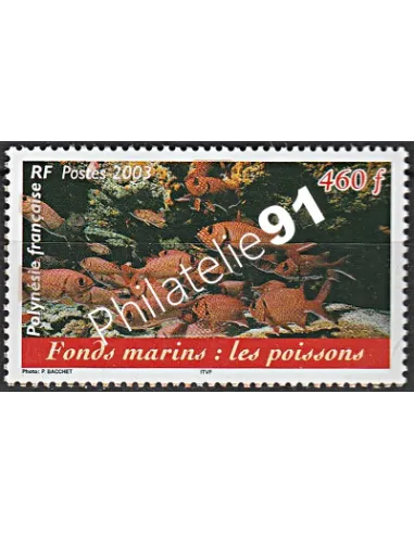 POLYNESIE - n°  689 ** - Fonds marins, les poissons