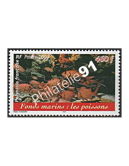 POLYNESIE - n°  689 ** - Fonds marins, les poissons