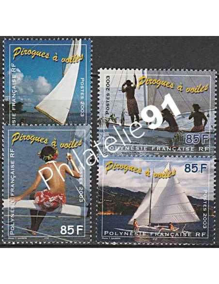 POLYNESIE n°  690 à 693 - collection timbres Dom-Tom