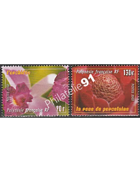 POLYNESIE n°  699 à 700 - collection timbres Dom-Tom