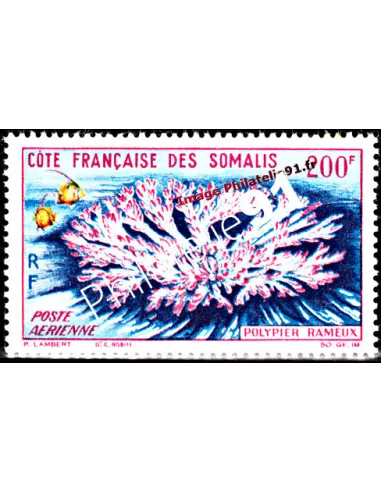 Timbre de cote des somalis PA n° 36, poissons, timbres des colonies