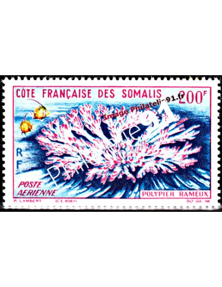 Timbre de cote des somalis PA n° 36, poissons, timbres des colonies