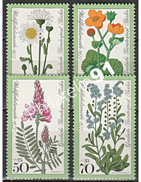 BERLIN, n°  518 à 521, Collection timbres Allemagne