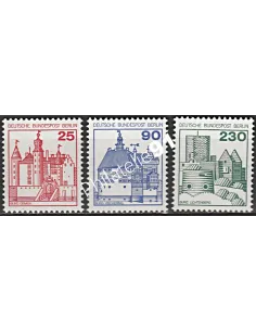 BERLIN, n°  540 à 542, Collection timbres Allemagne