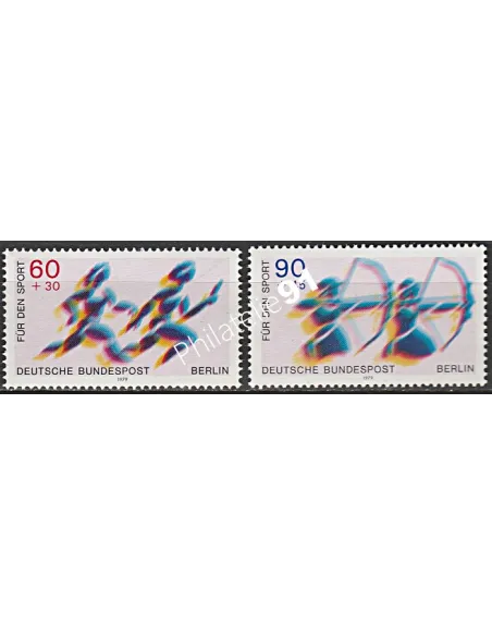 BERLIN, n°  550 à 551, Collection timbres Allemagne