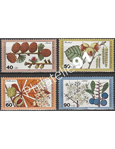 BERLIN, n°  568 à 571, Collection timbres Allemagne