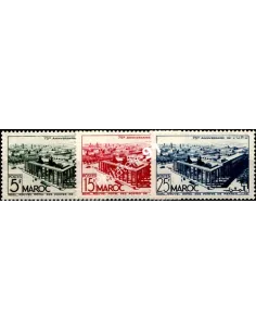 Timbres du Maroc n° 285 à 287, U.P.U., Timbres des colonies françaises