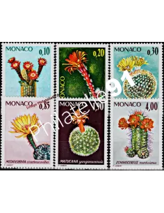 Timbres de MONACO n°997 à 1002,Plantes jardin exotique, timbres Monaco