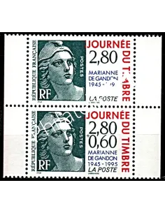 Timbre n° 2934A, Journée du Timbre,Marianne, collection timbres France