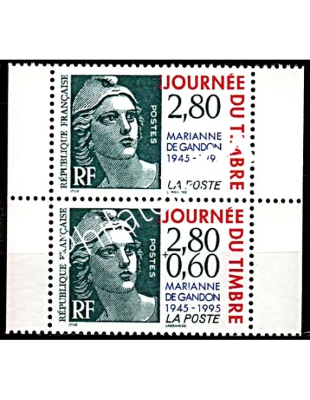 Timbre n° 2934A, Journée du Timbre,Marianne, collection timbres France