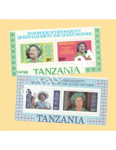 Tanzanie - BF Non Dentelé n° 40A à 40B  - Collection timbre Afrique