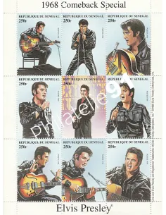 Sénégal - n° 1286 à 1294 en Feuille  - Collection timbre Afrique