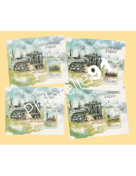 TOGO - Lot de BF Trains - Collection timbre Afrique