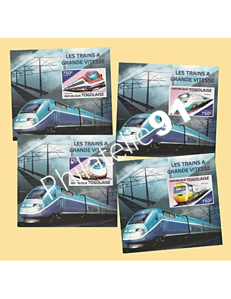 TOGO - Lot de BF TGV - Collection timbre Afrique