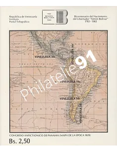 Venezuela - BF n° 30  - Collection timbre Amérique