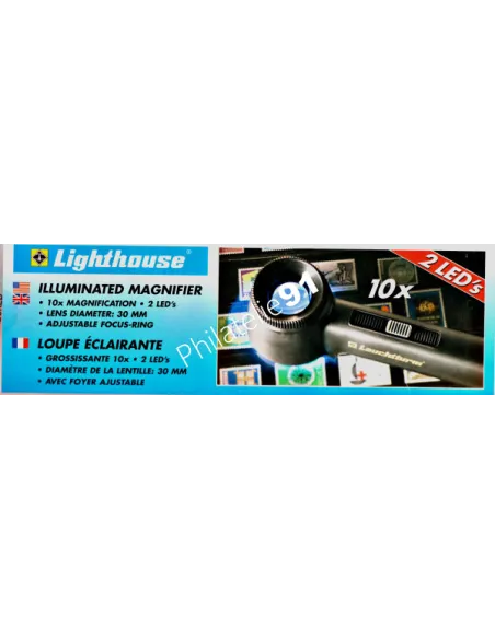 Matériel philatélique - Loupe lumineuse LED - LEUCHTTURM 301 102