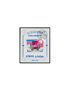 AJMAN - BF 15 - NON DENTELE - SCOUT