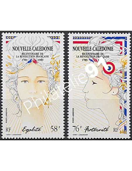 Timbres de Nouvelle-Calédonie  PA n°  261 à 262, Timbres Dom Tom