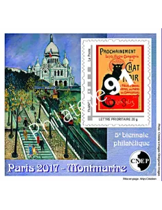 blocs CNEP n°74, Salon de Printemps, Montmartre, timbres France