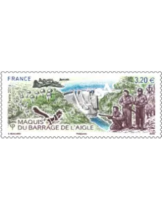 Timbre n° 5078, Maquis du barrage de l'Aigle,collection timbres France