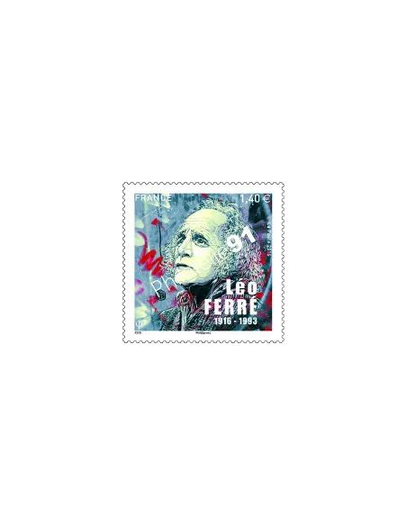 Timbre n° 5080, Léo Ferré, collection timbres France