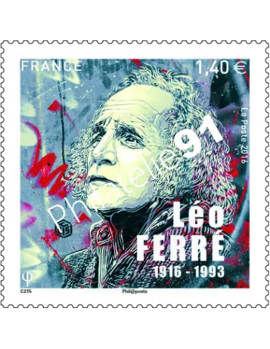 Timbre n° 5080, Léo Ferré, collection timbres France