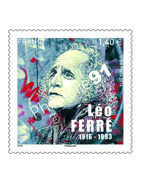 Timbre n° 5080, Léo Ferré, collection timbres France