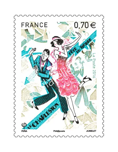 Timbre n°5083, Charleston, Fete du Timbre, collection timbres France