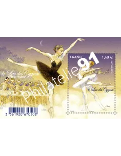 n°5084, Bloc le Lac des Cygnes, Fete du Timbre, collection timbres France