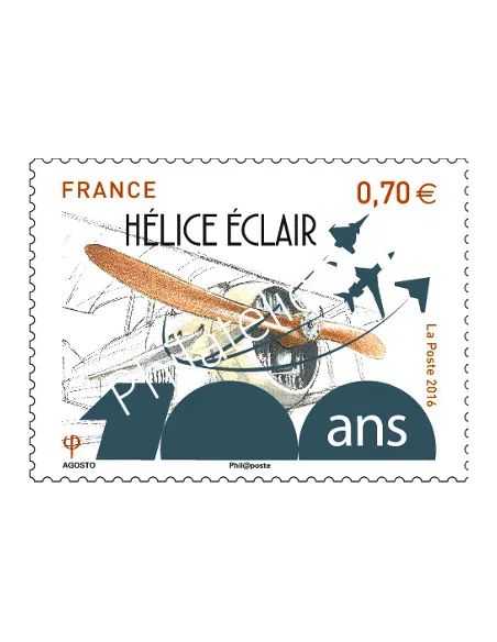 Timbre n° 5085, timbre Hélice Eclair, collection timbres France
