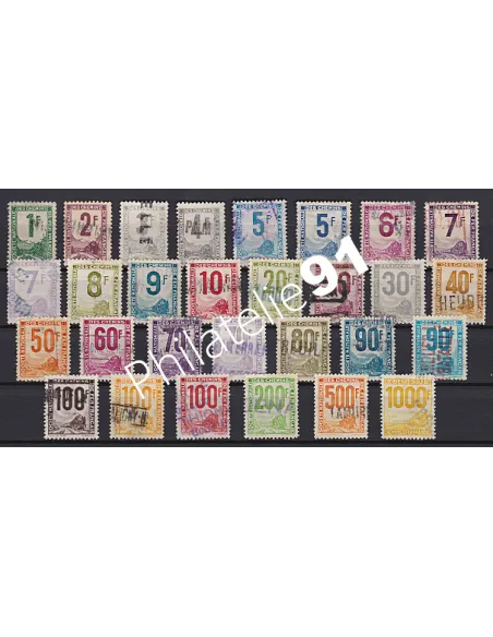Colis Postaux n° 1 à 26 - Collection timbres France