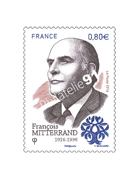 Timbre n° 5089, timbre François Mitterrand (1916-1996), collection timbres France