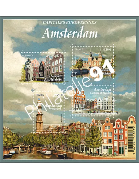 n° 5090 à 5093, Bloc Amsterdam, collection timbres France