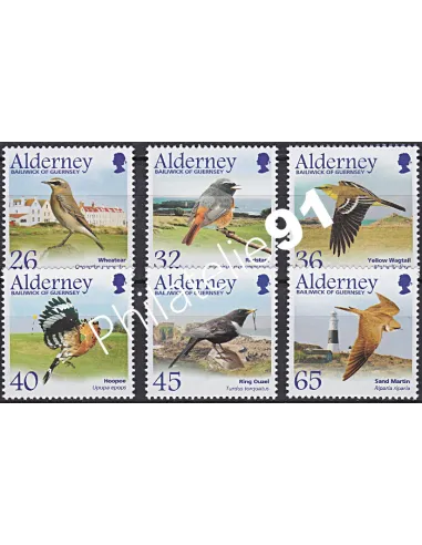Alderney, n° 237 à 242, Collection Timbres Europe