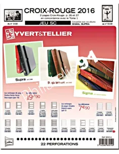 FRANCE CROIX-ROUGE SC 2015/2016, Matériel philatélique