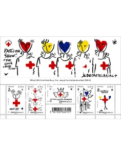 Feuille 5106, Bloc Croix-Rouge française 2016,collection timbres France