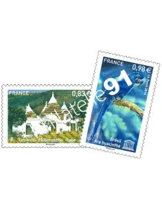 Timbre de service 161-162, Unesco 2014, collection timbres France