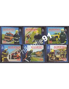 Alderney, n° 243 à 248, Collection Timbres Europe