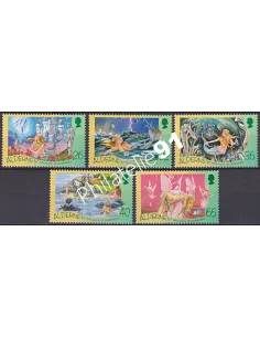 Alderney, n° 249 à 253, Collection Timbres Europe