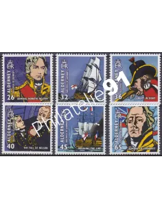 Alderney, n° 254 à 259, Collection Timbres Europe