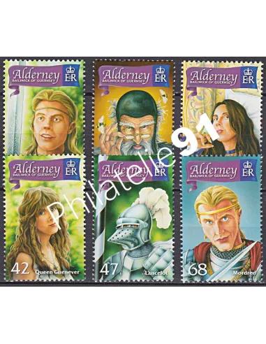 Alderney, n° 267 à 272, Collection Timbres Europe